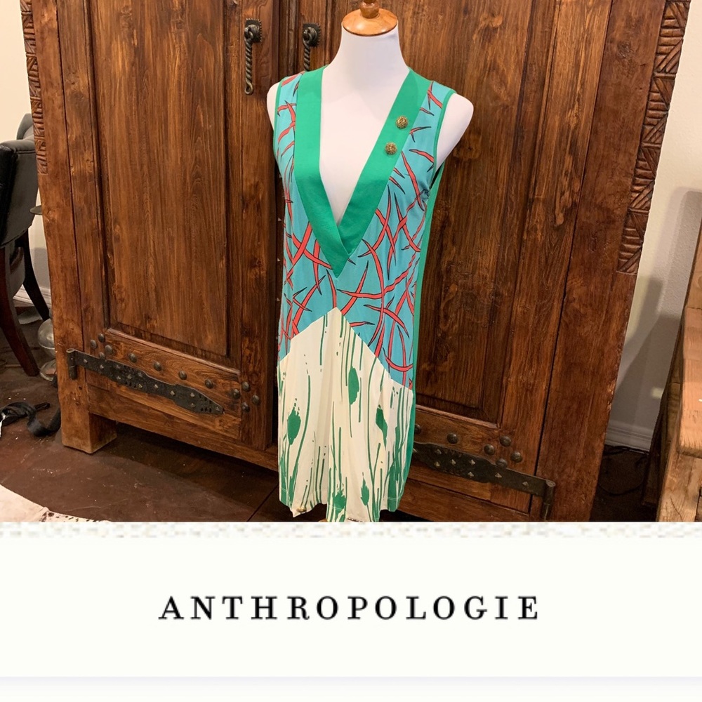 Tropical 🌴 sleeveless dress worn only a few times